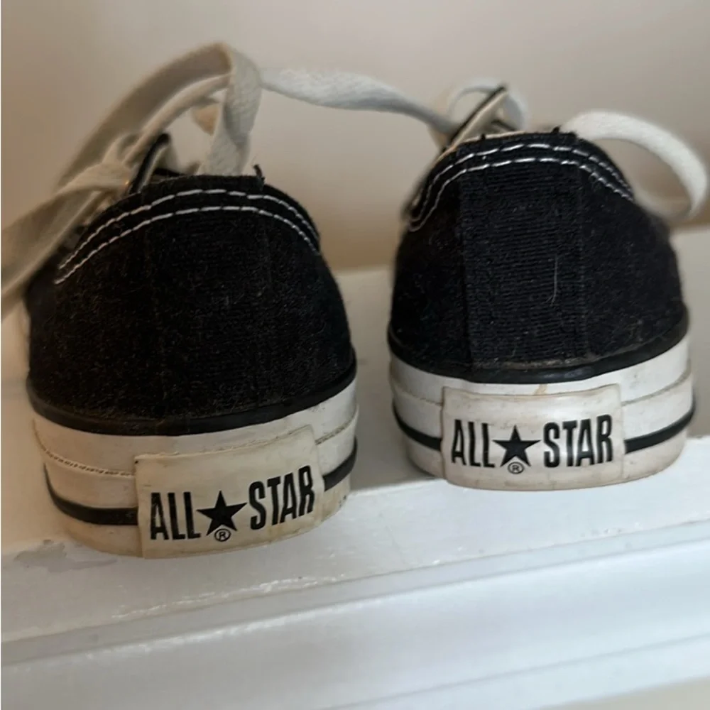 Converse Kids Black Low-Top All Star Sneakers